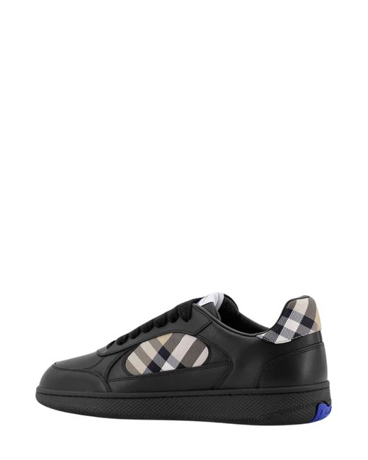 Burberry Black Leather Sneakers for men