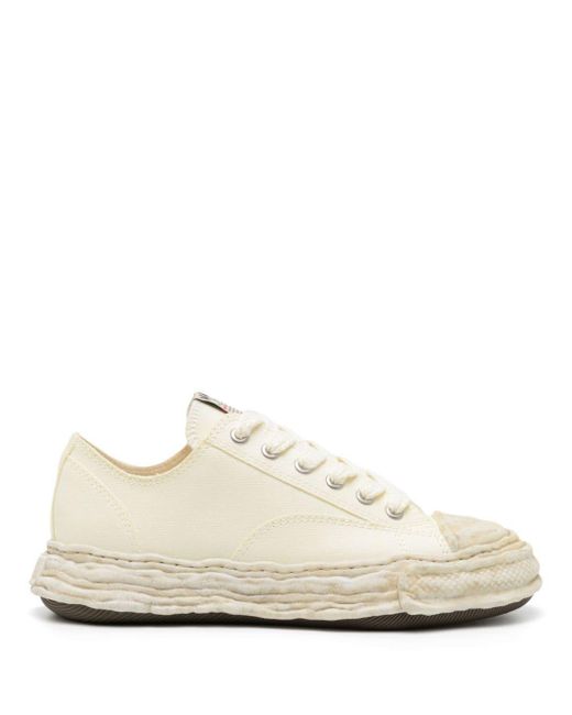 Maison Mihara Yasuhiro White Peterson23 Canvas Lace-up Sneakers for men