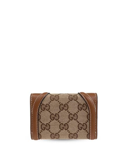Portacarte Blondie di Gucci in Brown
