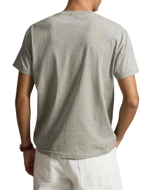 Polo Ralph Lauren Gray Jersey T-Shirt for men