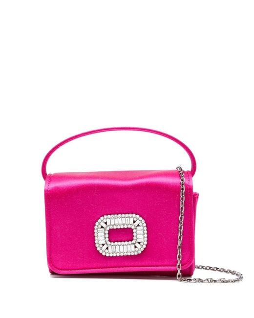 Roger Vivier Pink Pilgrim Mini Bag