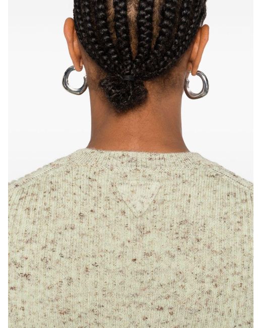 Prada Natural Wool Blend Top