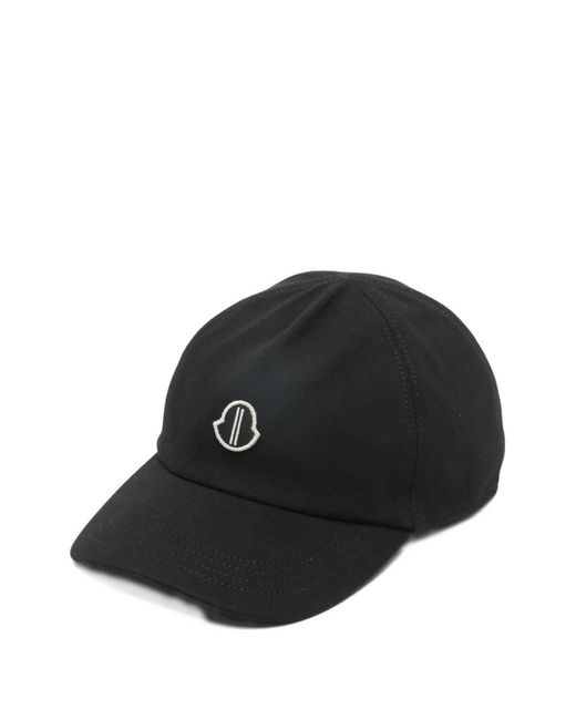 Moncler Black Logo Baseball Cap