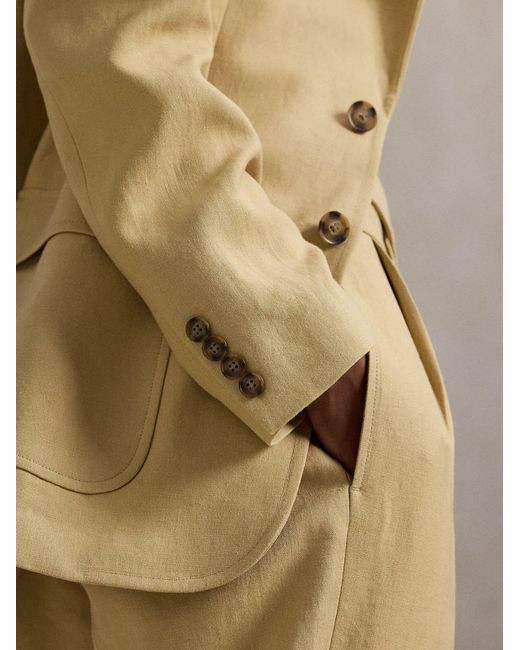 Polo Ralph Lauren Natural Single-Breasted Blazer