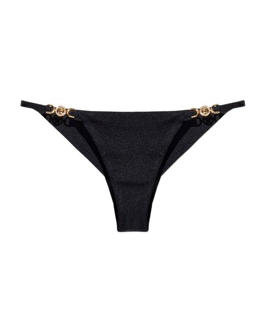 Versace Black Bikini Bottoms