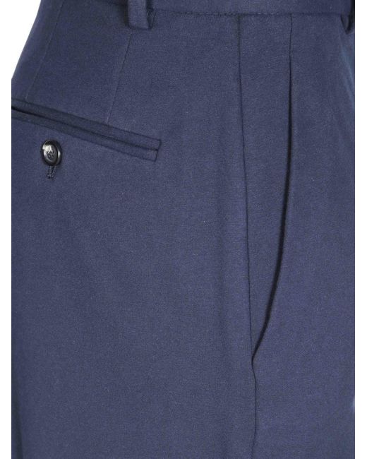 Circolo 1901 Blue Cotton Trousers