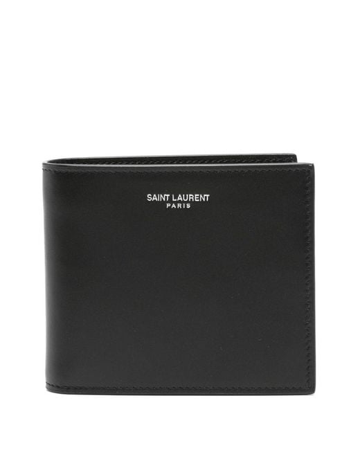 Saint Laurent Black Single Compartment Wallet for men