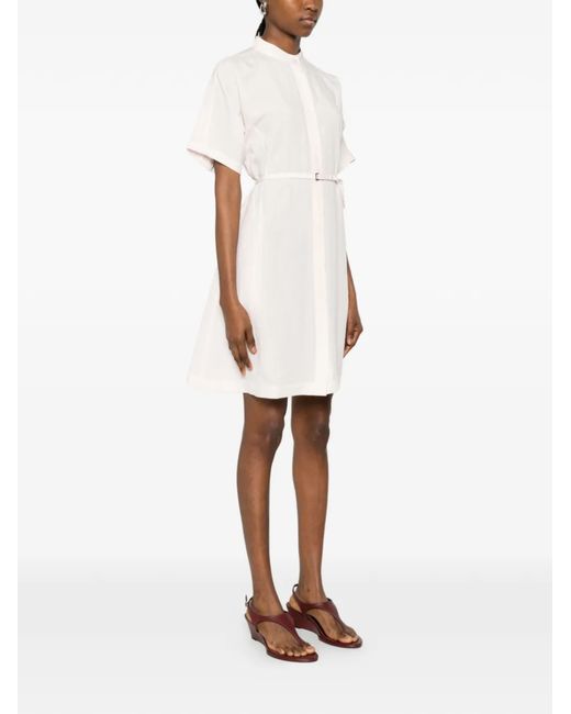 Boss White Belted Dress