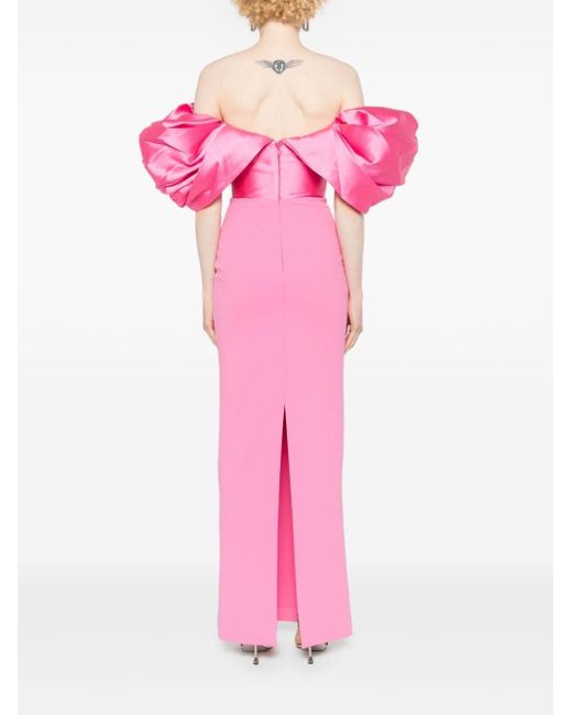 Abito Lungo Sian di Solace London in Pink