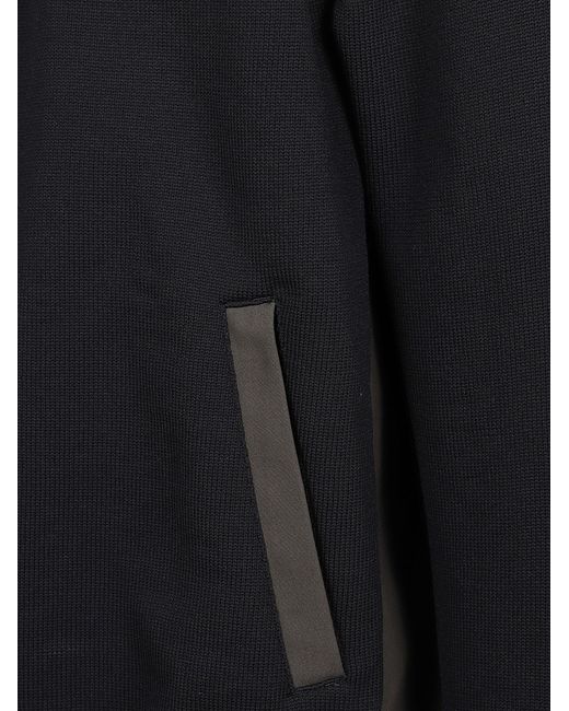 Sacai Black Zip-Up Jacket for men