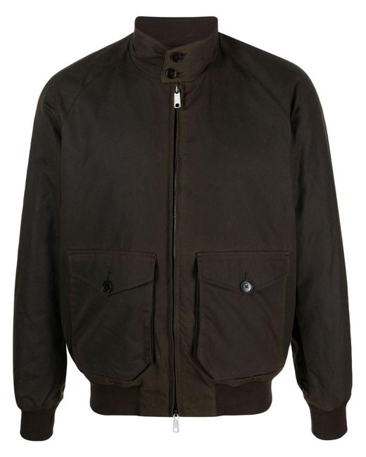 Baracuta Black Waxed Jacket for men