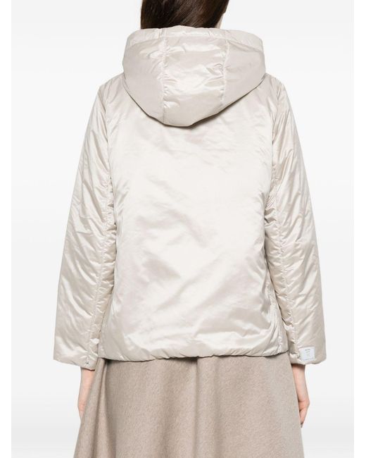 Max Mara White Padded Blouson Jacket