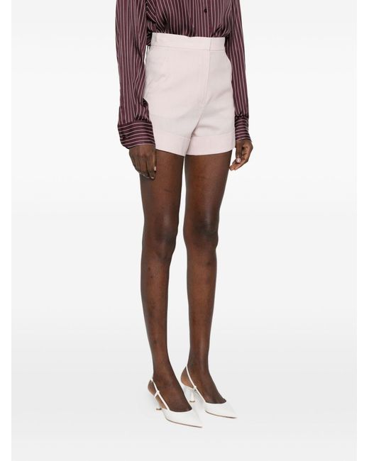 Max Mara Pink Wool Shorts