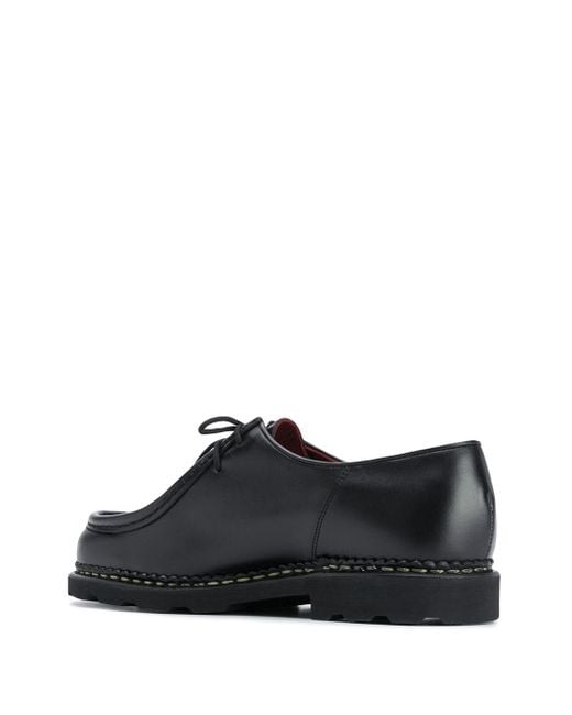Paraboot Black Michael Leather Loafers for men