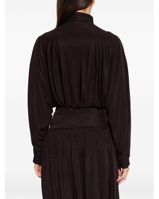 Alaïa Black Draped Jacket