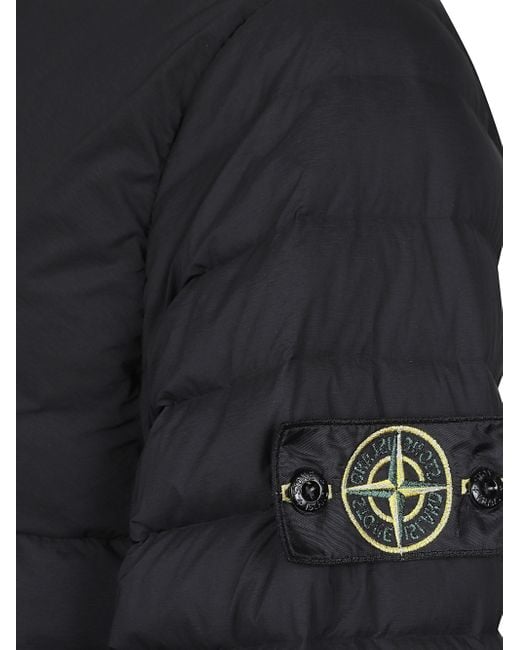 Stone Island Blue Seamless Tunnel Down Jacket for men