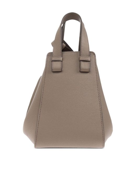 Loewe Brown Hammock Compact Leather Handbag