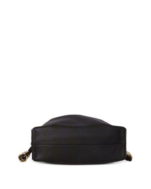 Loewe Black Flamenco Medium Leather Clutch