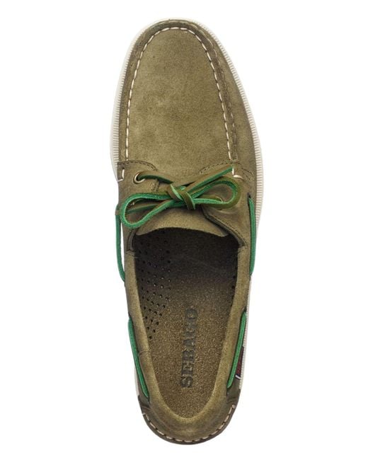 Sebago Green Portland Flesh Out Moccasin for men