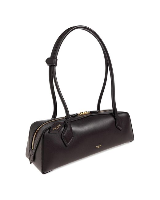 Alaïa Black Le Teckel Medium Leather Shoulder Bag