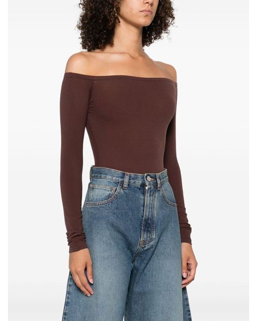 Alaïa Natural Second Skin Bodysuit