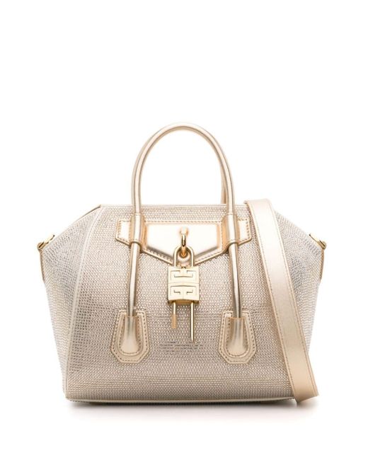 Givenchy Natural Antigona Lock Mini Handbag