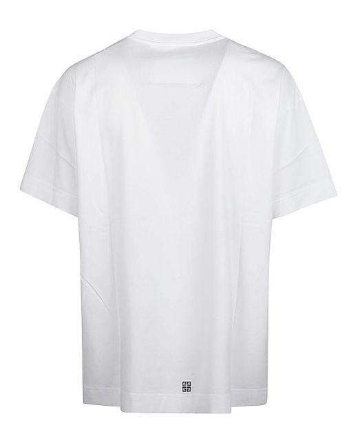 Givenchy White Cotton T-Shirt for men