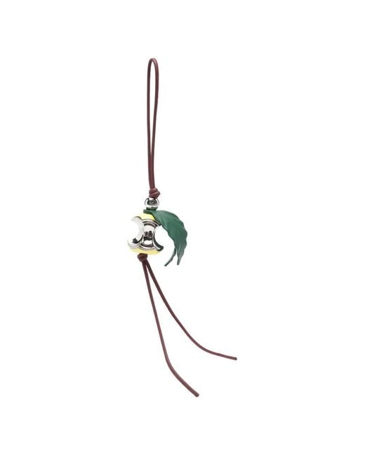 Loewe Green Apple Leather Charm