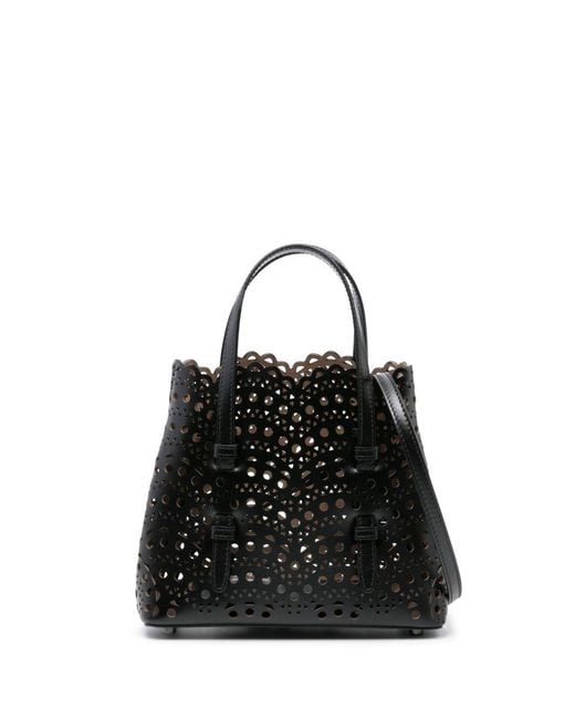 Alaïa Black Alaã¯A Tote Bags