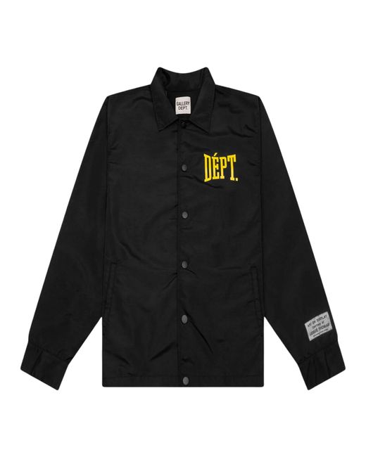 GALLERY DEPT. Black Dept Coach Jacket for men