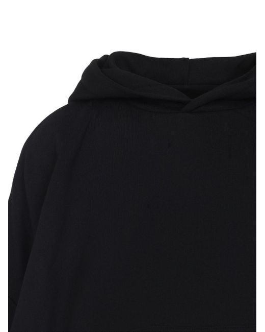 Dries Van Noten Black Hannett Cotton Hoodie