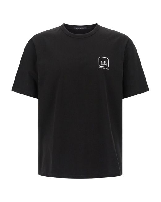 C P Company Black The Metropolis Series T-Shirt for men