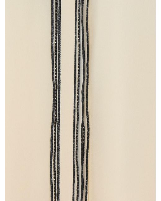 Fabiana Filippi White Silk Blend Shirt