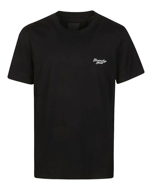 Givenchy Black Cotton T-Shirt for men