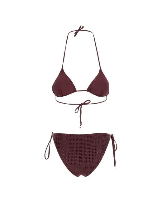 VENUJA White Triangle Bikini Set