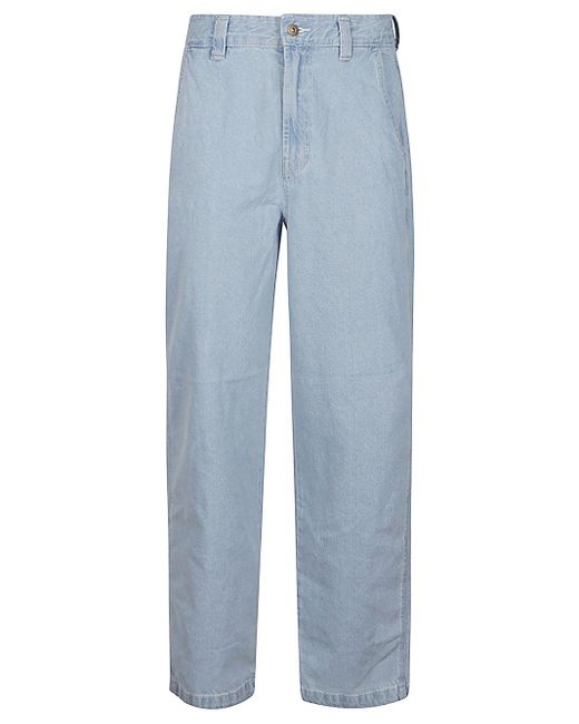 Dickies Blue Cotton Trousers for men