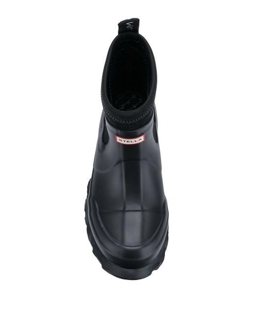 Stella McCartney X Hunter Rain Boots in Black | Lyst UK