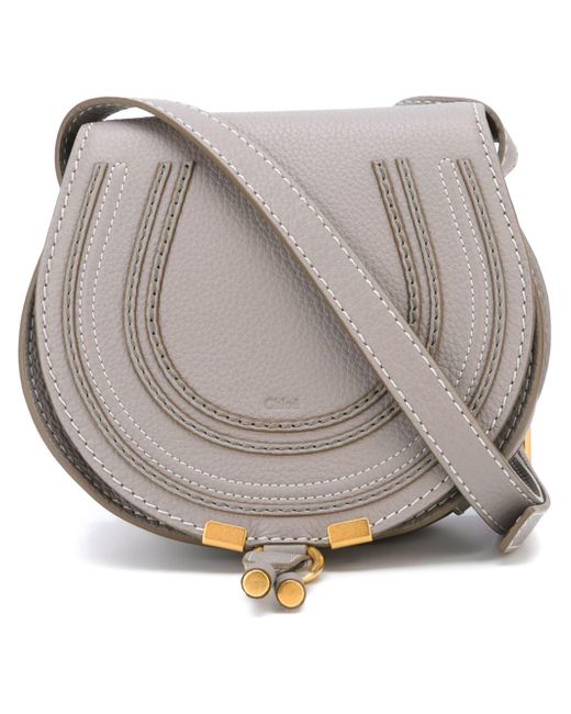 Chloé Gray Small 'marcie' Shoulder Bag