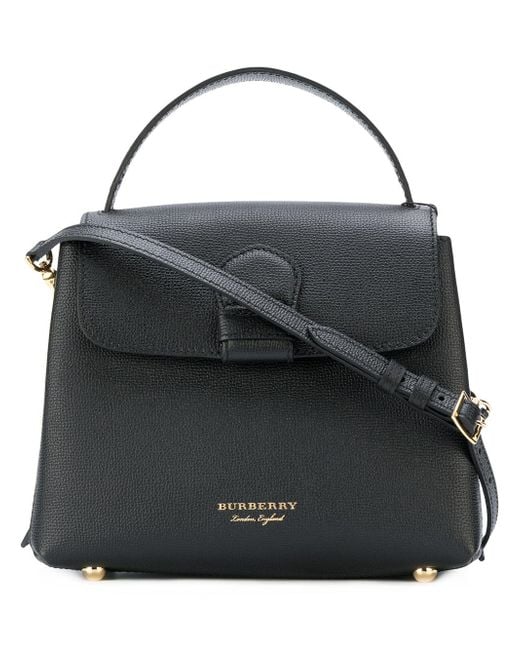 Burberry Black Camberley Small Leather Tote Bag