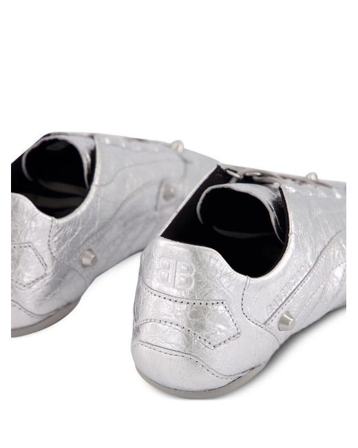 Balenciaga White City Leather Sneakers