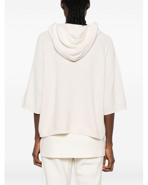 Fabiana Filippi White Wool Blend Sweater