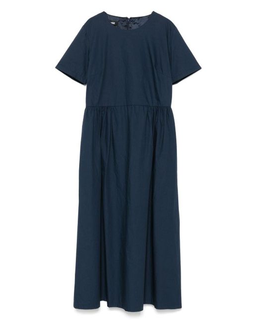 Add Blue Poplin Midi Dress