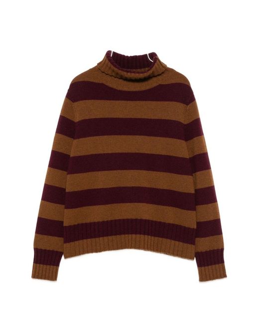 Be You Brown Cashmere Turtle-Neck Sweater