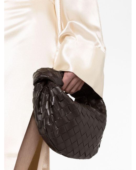 Bottega Veneta Black Jodie Mini Leather Handbag
