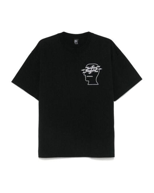 Brain Dead Black Neuro Free T-Shirt for men