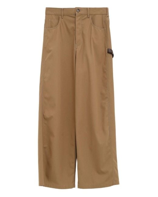 Loewe Natural Carpenter Cotton Trousers for men