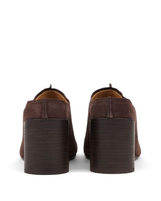 MM6 by Maison Margiela Brown Leather Mules