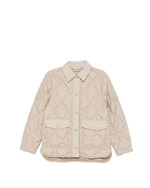 Woolrich Natural Quilted Nylon Blouson Jacket