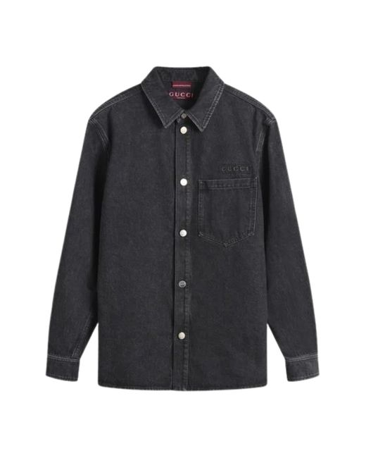 Gucci Black Shirt With Logo for men