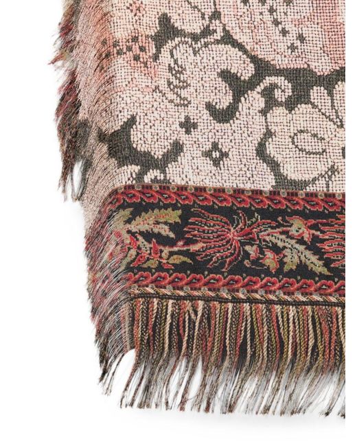 Pierre Louis Mascia Natural Printed Silk Scarf